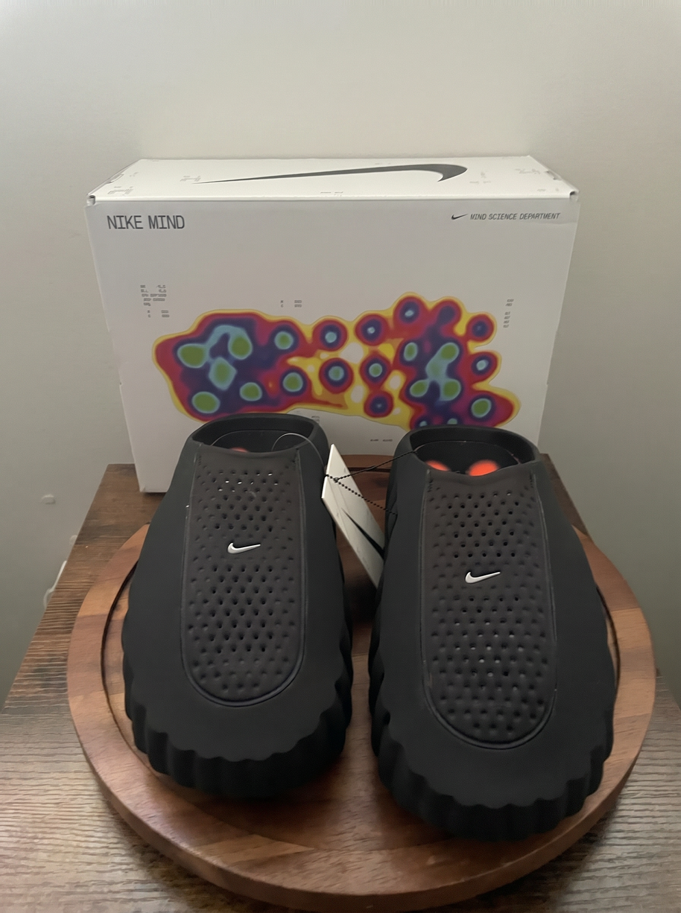 New - Nike Mind 001 Slide “Black Chrome” - Picture 2 of 7
